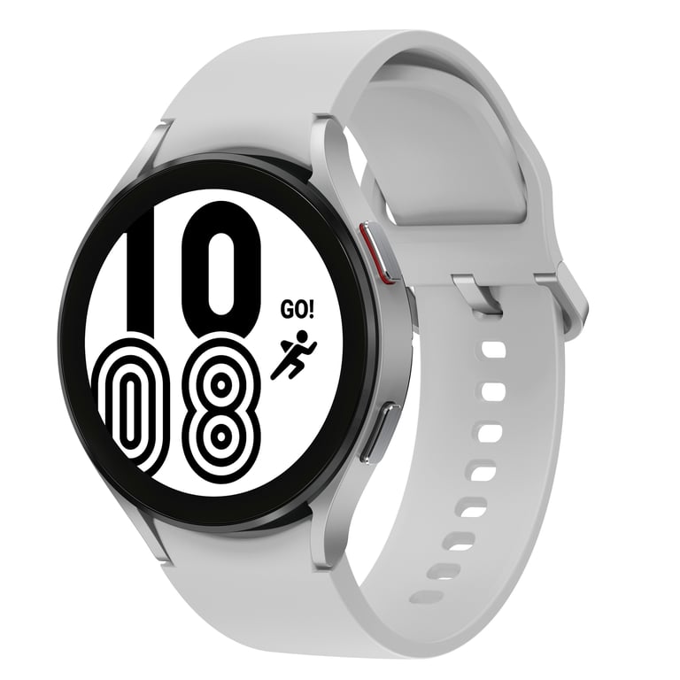 Samsung Galaxy Watch4 3,56 cm (1.4 ) OLED 44 mm Numérique 450 x 450 pixels Écran tactile 4G Argent Wifi GPS (satellite) - Neuf
