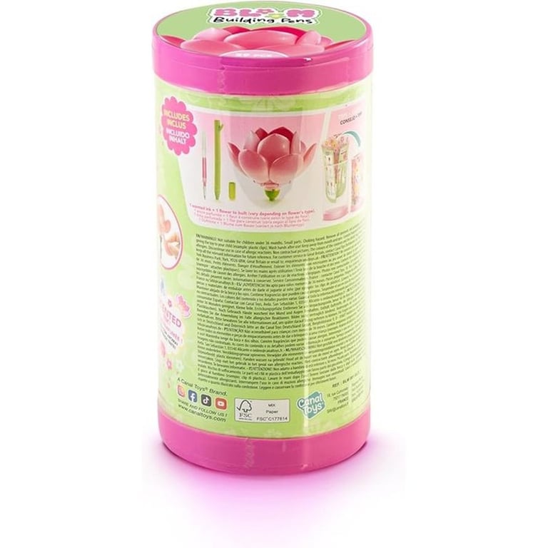 Canal Toys – BLOOM – Stylo Fleur à Construire – Encre pailletée et parfumée – 6 fleurs à collectionner – BLM 001 - vue 5