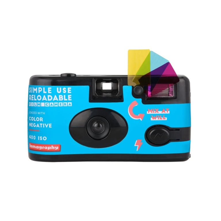 Appareil photo argentique 24x36 Lomography Simple Use Camera Couleur Réutilisable - vue 3