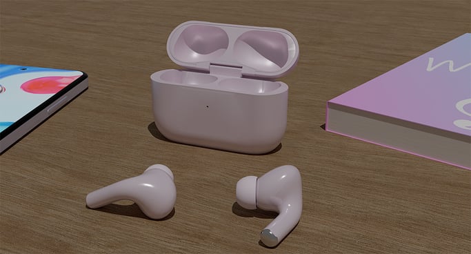 Gembird GMB Audio TWS-03-P casque True Wireless Stereo (TWS) Ecouteurs Appels/Musique USB Type-C Bluetooth Rose