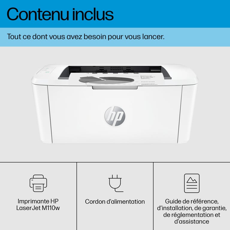 HP LaserJet M110w Sans fil Noir et blanc Imprimante - Neuf