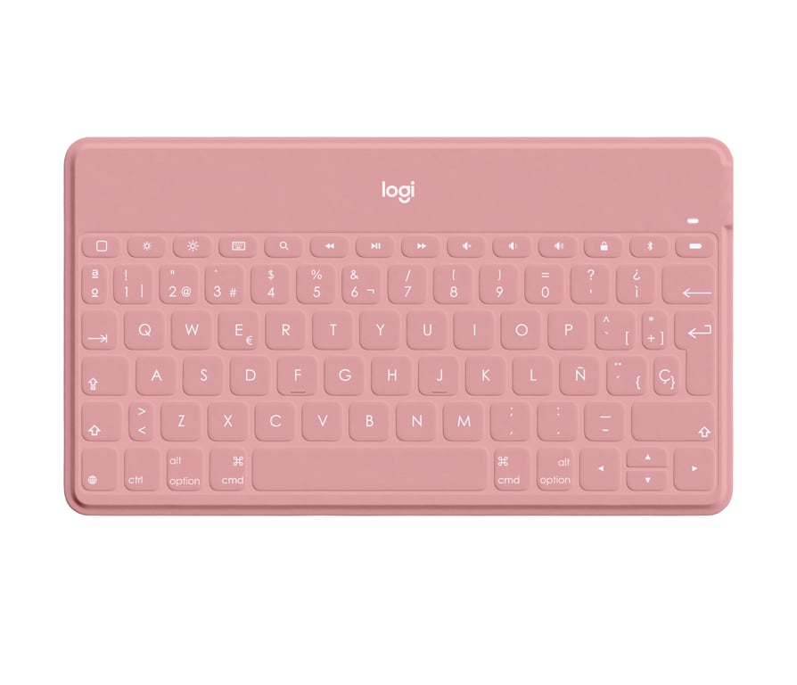 Logitech 920-010043 clavier pour tablette QWERTY Espagnole Bluetooth Blanc - Neuf