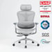 Chaise de bureau ergonomique SIHOO Doro C300 avec accoudoirs 3D, soutien lombaire auto-ajustable et dossier en maille respirante