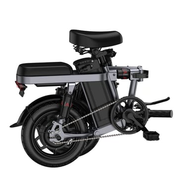 Bicicleta eléctrica plegable ENGWE T14 de 250 W, 48 V, 10 Ah y 14 pulgadas-Naranja
