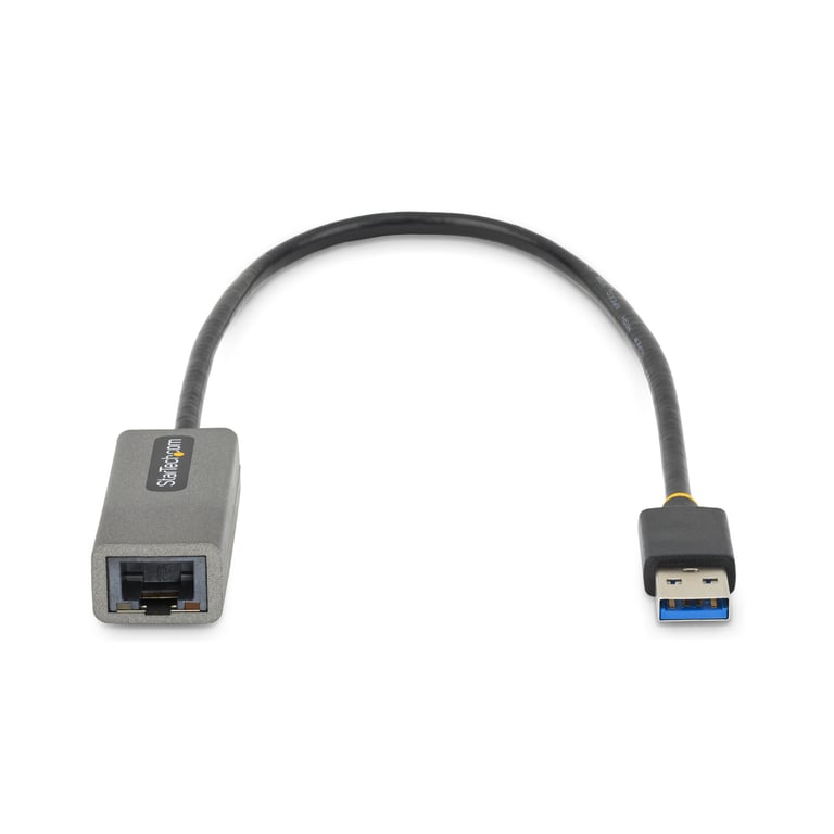 StarTech.com Adaptateur Réseau USB 3.0 à Gigabit Ethernet - 10/100/1000 Mbps, USB à RJ45, Adaptateur USB 3.0 à LAN, Adaptateur USB 3.0 Ethernet (GbE), Câble de Raccordement de 30cm, Installation Sans Pilote - Neuf