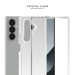 Coque hybride invisible fabriquée à 83 % de plastique recyclé pour Samsung Galaxy Z Fold7, transparente