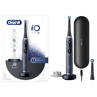 Spazzolino rotante oscillante per adulti Oral-B iO 9S Nero