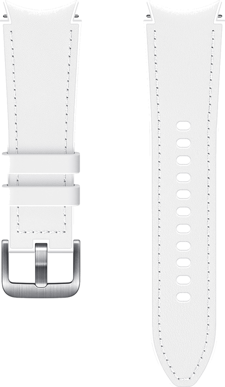 Bracelet Hybride en cuir pour G Watch 4 Classic 115mm, S/L Blanc Samsung