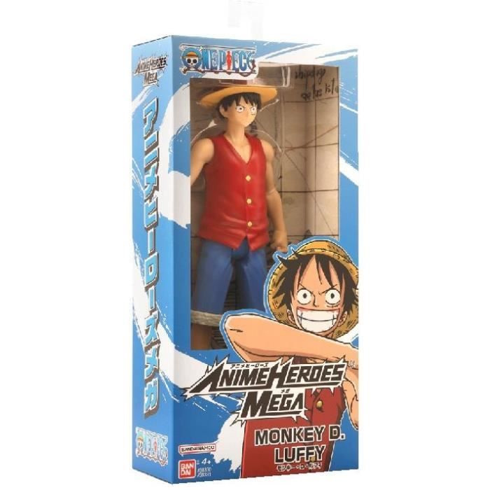 Figurine One Piece BANDAI Anime Heroes Mega 38331 Luffy 30 cm - vue 9