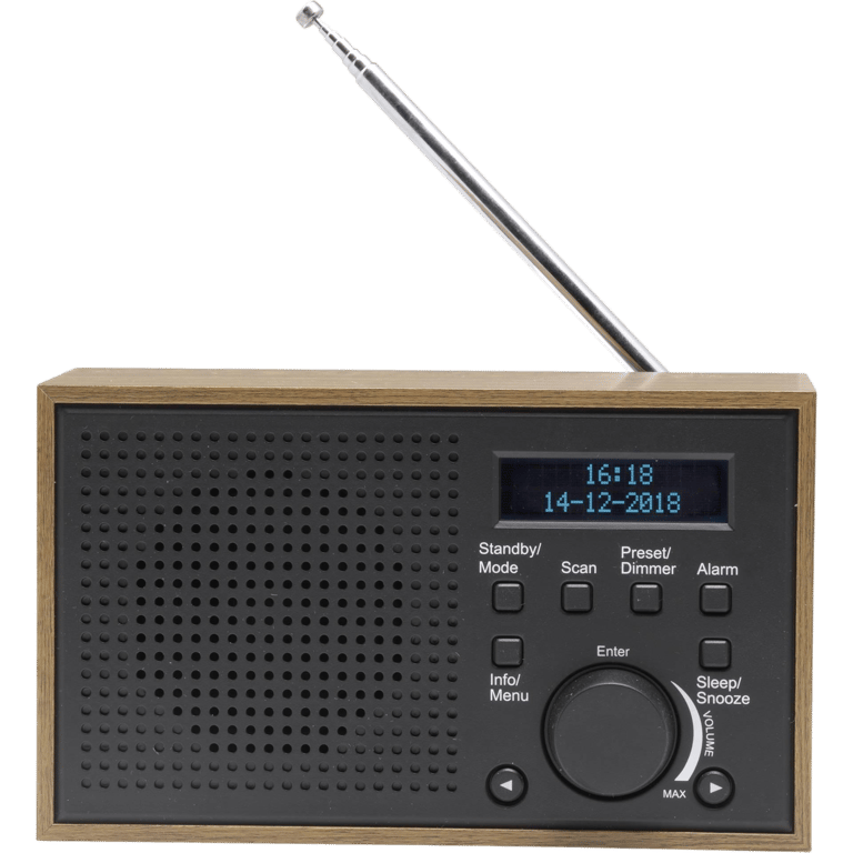 Radio réveil DENVER DAB 46 Fonction dalarme Couleur Écran rétroéclairé - vue 2