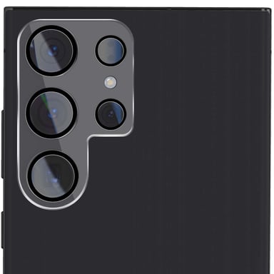 Crong Protección de Lente de Cámara para Galaxy S23 Ultra Serie Lens Shield Transparente