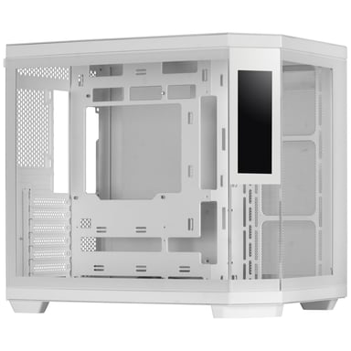 Mars Gaming MC3TCORELCDW carcasa de ordenador Midi Tower Blanco