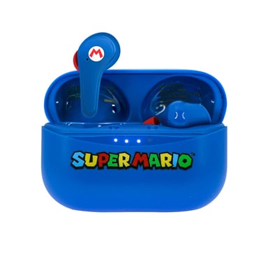 OTL Technologies Super Mario Écouteurs Sans fil Ecouteurs Appels/Musique Bluetooth Bleu