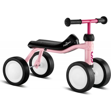 Porteur 4 Roues PUKYlino Retro Rose - Idéal pour les Premières Aventures de Votre Enfant
