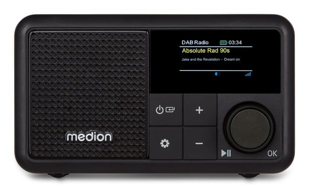MEDION LIFE S66822 Radio portátil digital negra