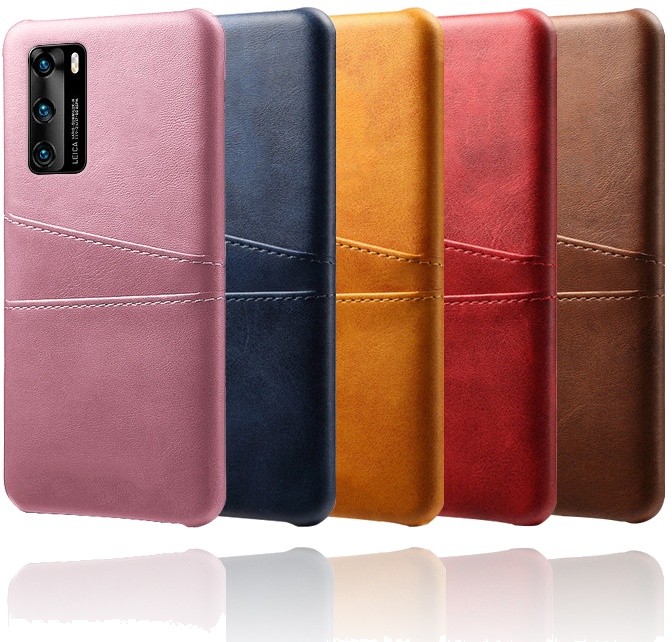 Coque Porte-cartes pour HUAWEI P40 Simili-cuir Protection