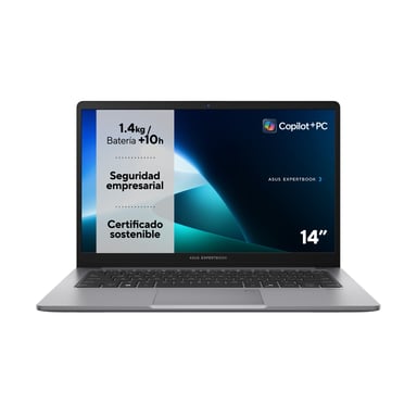 ASUS ExpertBook P1 P1403CVA-S60625X Intel® Core™ i5 i5-13420H Ordinateur portable 35,6 cm (14'') Full HD 16 Go DDR5-SDRAM 512 Go SSD Wi-Fi 6 (802.11ax) Windows 11 Pro Gris