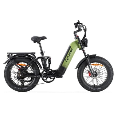 Vélo électrique Extrbici Kommoda 20 Pouces – Moteur 250W, Batterie 48V 20Ah, 75 Miles, Suspension Air, Freins Hydrauliques