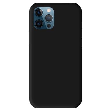 Coque silicone unie Mat Noir compatible Apple iPhone 12 Pro Max