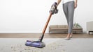 Dyson V10 Absolute Aspiradora escoba 2 en 1 Batería Secar Sin bolsa Cobre, Níquel
