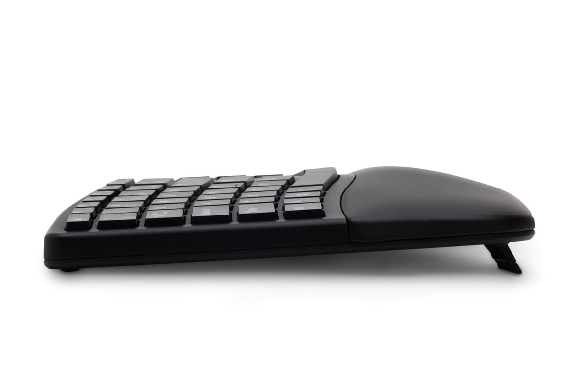 Clavier Kensington Pro Fit Ergo – RF Sans Fil + Bluetooth, QWERTY, Courbé - vue 4