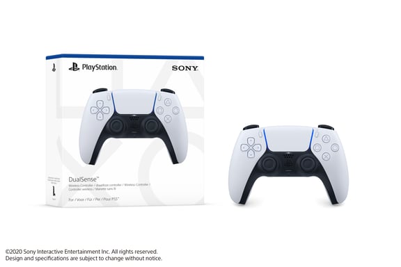 Manette Sony DualSense V2, Blanc (PS5)