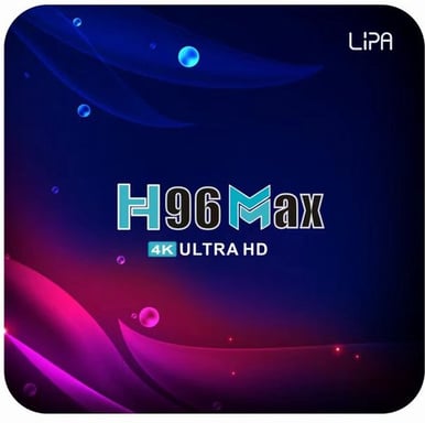 Lipa H96 Max Android TV Box 2-16 Go Android 11 - Lecteur multimédia pour TV - Streamer multimédia - Boîtier TV Android