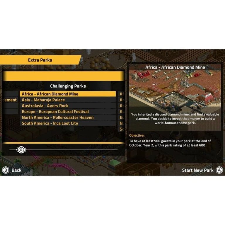 RollerCoaster Tycoon Classic Jeu Nintendo Switch - vue 4