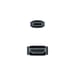 Nanocable 10.15.5102 cavo video e adattatore HDMI USB Type-C da 1,8 m Alluminio, nero