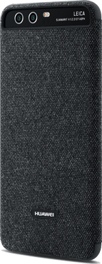 Custodia folio Huawei grigio scuro e nera per P10
