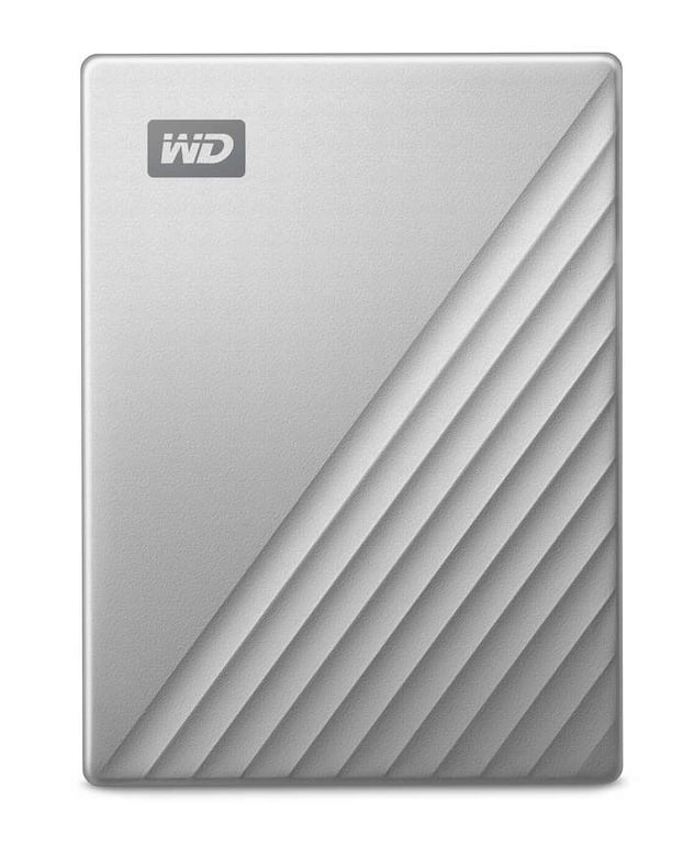 Western Digital My Passport Ultra disque dur externe 1 To USB Type-C Noir, Argent - Neuf