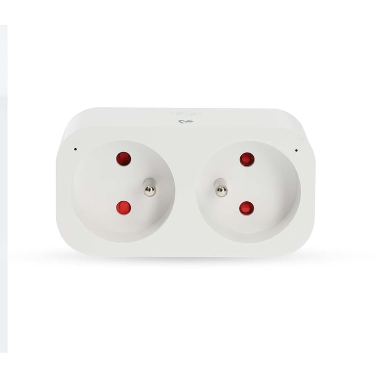 Prise Connectée Wi Fi Double SmartLife IP21 Wattmètre Type E France Neuf - vue 2