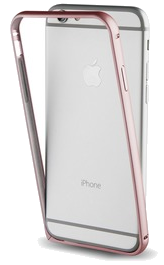 Bumper Or Rose + Film Protecteur Arriere Pour Apple Iphone 7