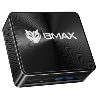 BMAX B8 A Power AI Mini PC, AMD Ryzen 7 Pro 8845HS 8 Core Max 5.1GHz, 32GB RAM 1TB SSD, Triple Display 4K DP+HDMI+Type-C, WiFi 6 Bluetooth 5.2, 2*USB3.0, 2USB2.0, 1RJ45, 1*Jack Cuffie