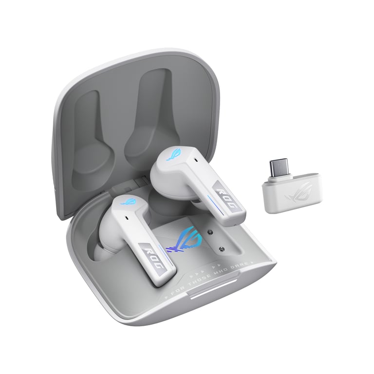 ASUS ROG Cetra True Wireless Speednova Casque True Wireless Stereo (TWS) Ecouteurs Gaming Bluetooth Blanc - Neuf