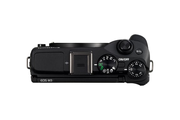 Canon EOS M3 + EF-M 18-55mm MILC 24,2 MP CMOS 6000 x 4000 Pixeles Negro