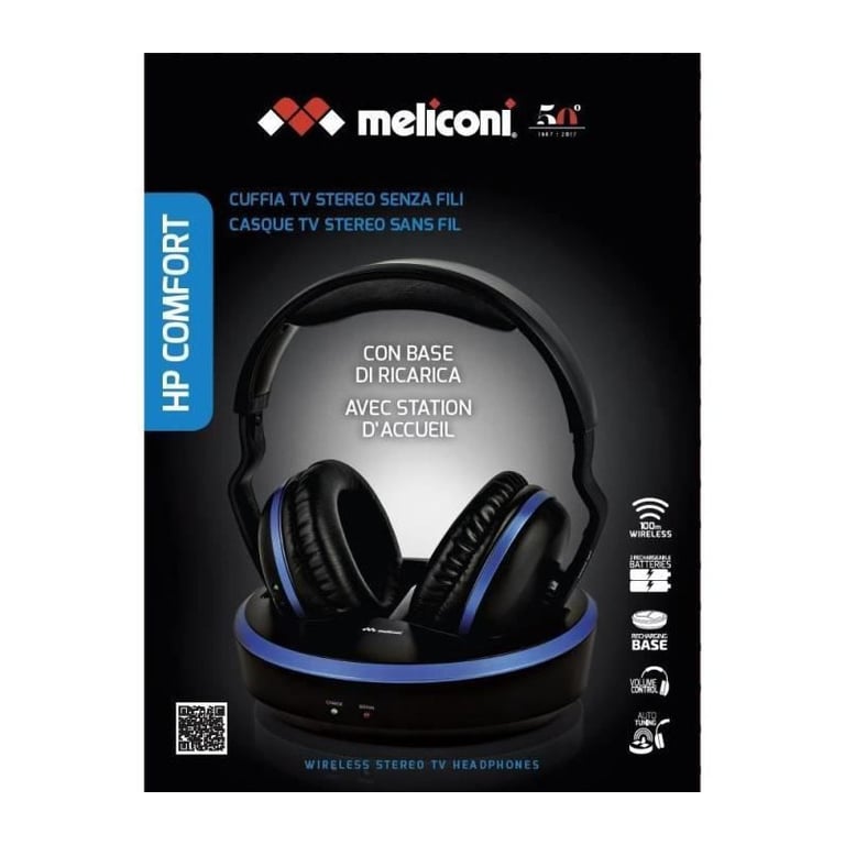 Meliconi HP COMFORT écouteurcasque Écouteurs Sans fil Arceau Musique Neuf - vue 3