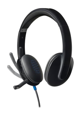 Logitech H540 USB Computer Headset Avec un son haute définition et des commandes sur l'oreillette