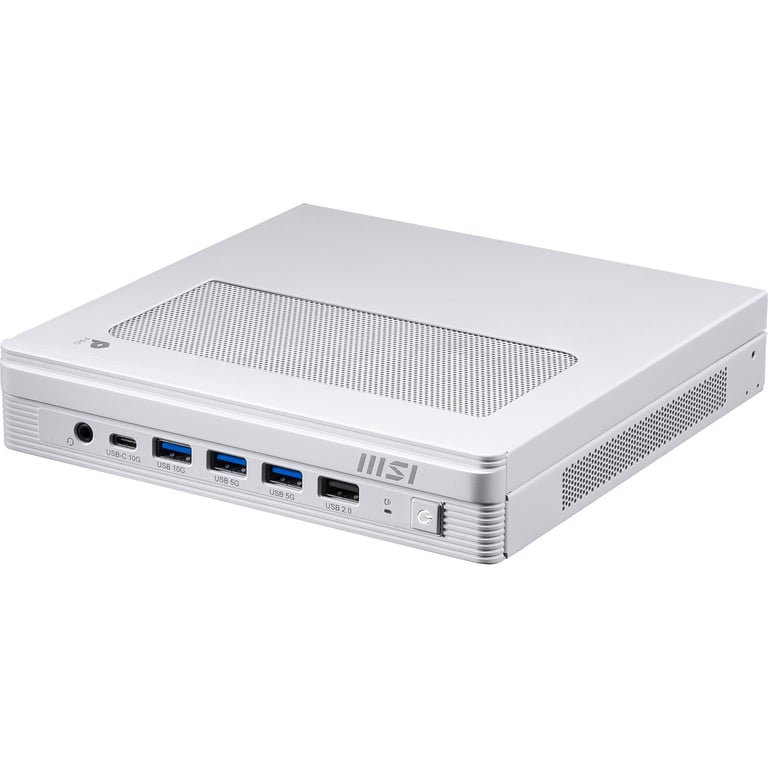 MSI Pro DP10 A14MG PCposte de travail Intel® Core™ i3 i3 14100 8 Go DDR5 SDRAM SSD Windows 11 Home Mini PC Neuf