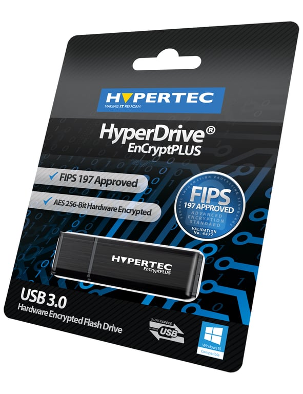 Hypertec HyperDrive EnCryptPLUS FIPS 197 Edition clé USB chiffré USB 3.0 - vue 3