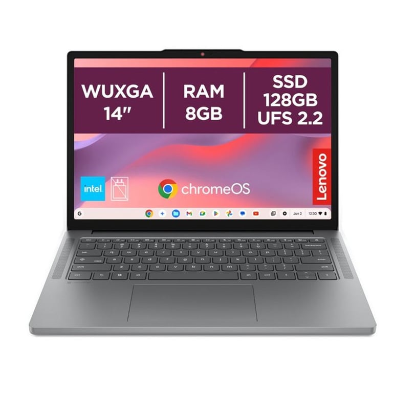 PC Portable LENOVO Chromebook 14ITN11 ChromeOS 14 WUXGA Core 3 N355 RAM 8 Go Stockage AZERTY - vue 2