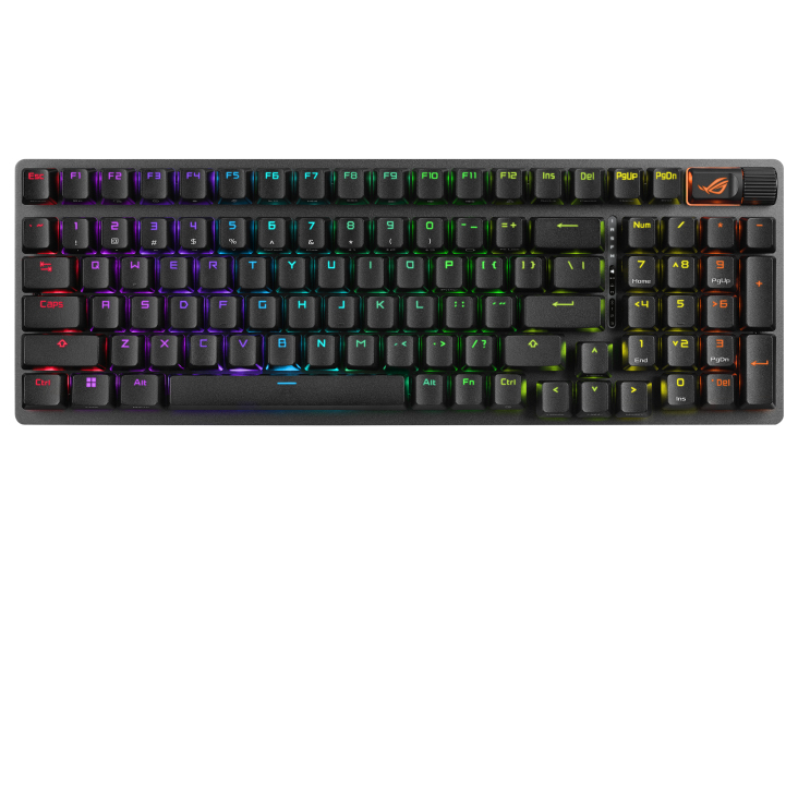 Clavier ASUS ROG Strix Scope II 96 Wireless Mécanique Commutateurs remplaçables à chaud - vue 2