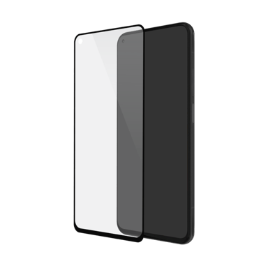 Protector de pantalla de cristal templado (100% cobertura de superficie) para Xiaomi 10T/10T Pro, Negro