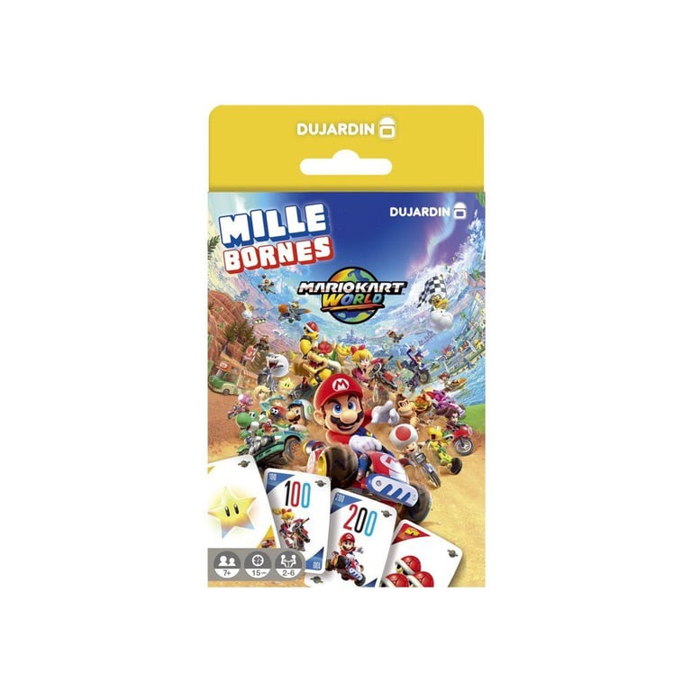 Jeu d'ambiance Dujardin Mille Bornes Pocket Mario Kart World - vue 1