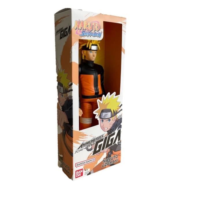 Grande Figurine articulée - Anime Heroes - Naruto Shippuden - Figurine Anime Heroes Mega 30 cm - Naruto Uzumaki - Neuf