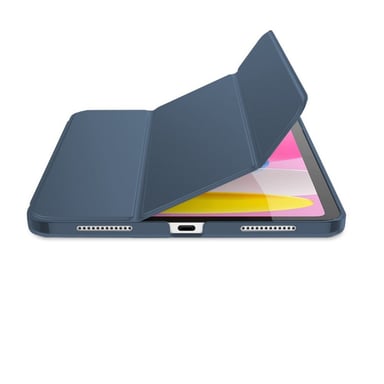EVETANE Smart Cover per iPad Mini (2021) di 6a generazione blu con patta e supporto