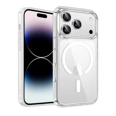 JAYM - Custodia morbida trasparente compatibile Magsafe per [ iPhone 17 Pro ] - Flessibile e resistente - Trattamento anti-ingiallimento - Anti-bolle