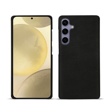 Coque cuir Samsung Galaxy S24+ -  - Noir - Cuir lisse premium