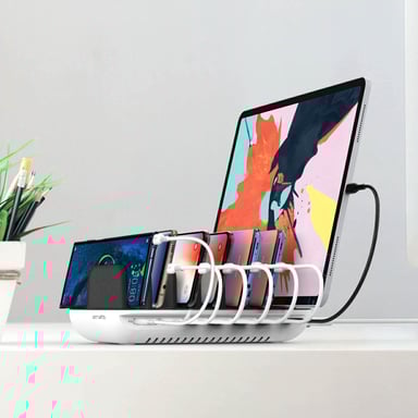 4smarts 462310 chargeur d'appareils mobiles Smartphone, Tablette Gris USB