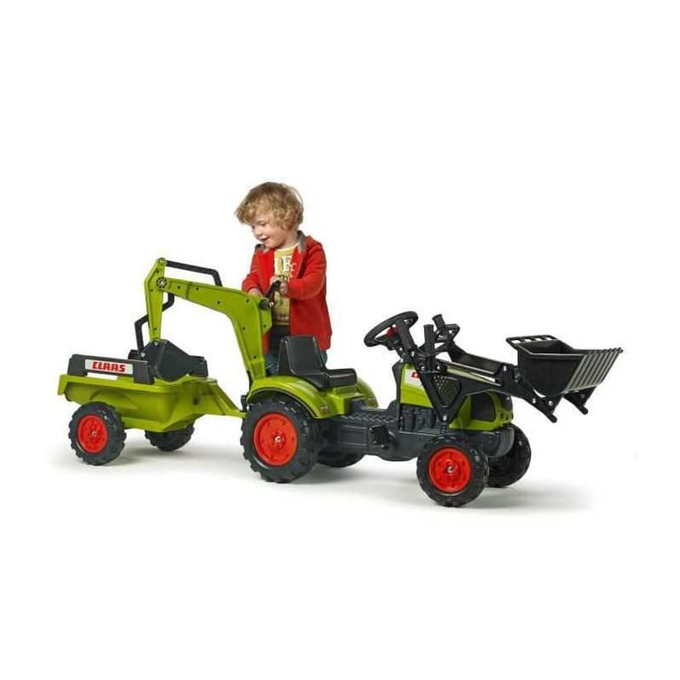 Tractopelle à pédales FALK Claas Dès 100% Fabriqué en France 60% de plastique recyclé - vue 3